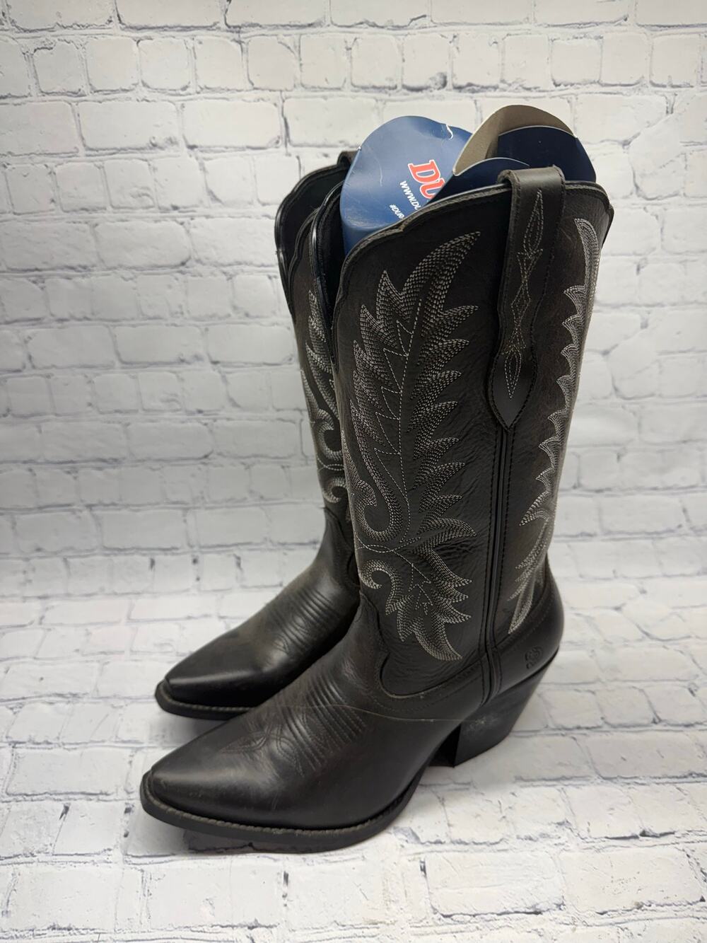 Women's Durango 12" Western Boot Black Size 8 NWOT